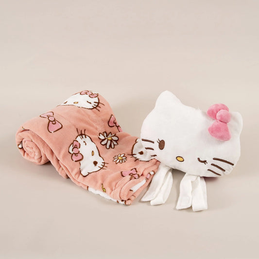 Manta cojin hello kitty 3D 127x152cm
