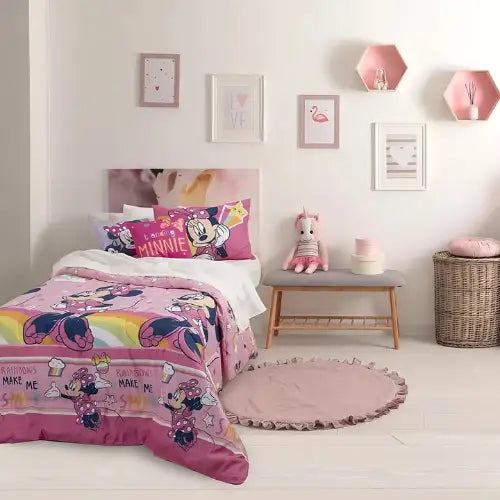 Plumón 1.5 Plazas Minnie Rainbow