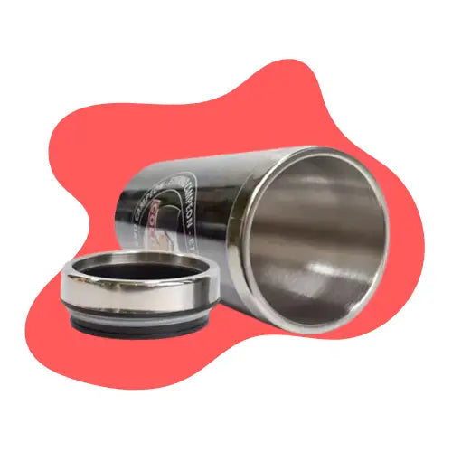 Colo-Colo Mug Térmico Titanio Frío y Caliente Color Negro