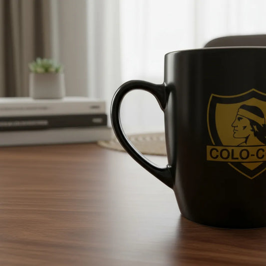 tazon Colo Colo Copa Libertadores 30oz 880ml Negro