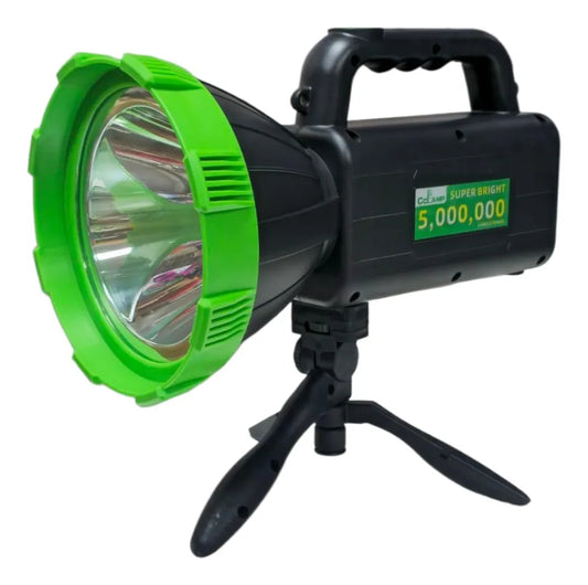 Foco Busca Camino 300mt Emergencia Recargable Usb 30cm