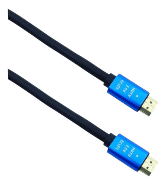 Cable Hdmi De 1.5 Mts 4k X 2k Ultra Hd 2.0 V Punta De Metal 2.0v