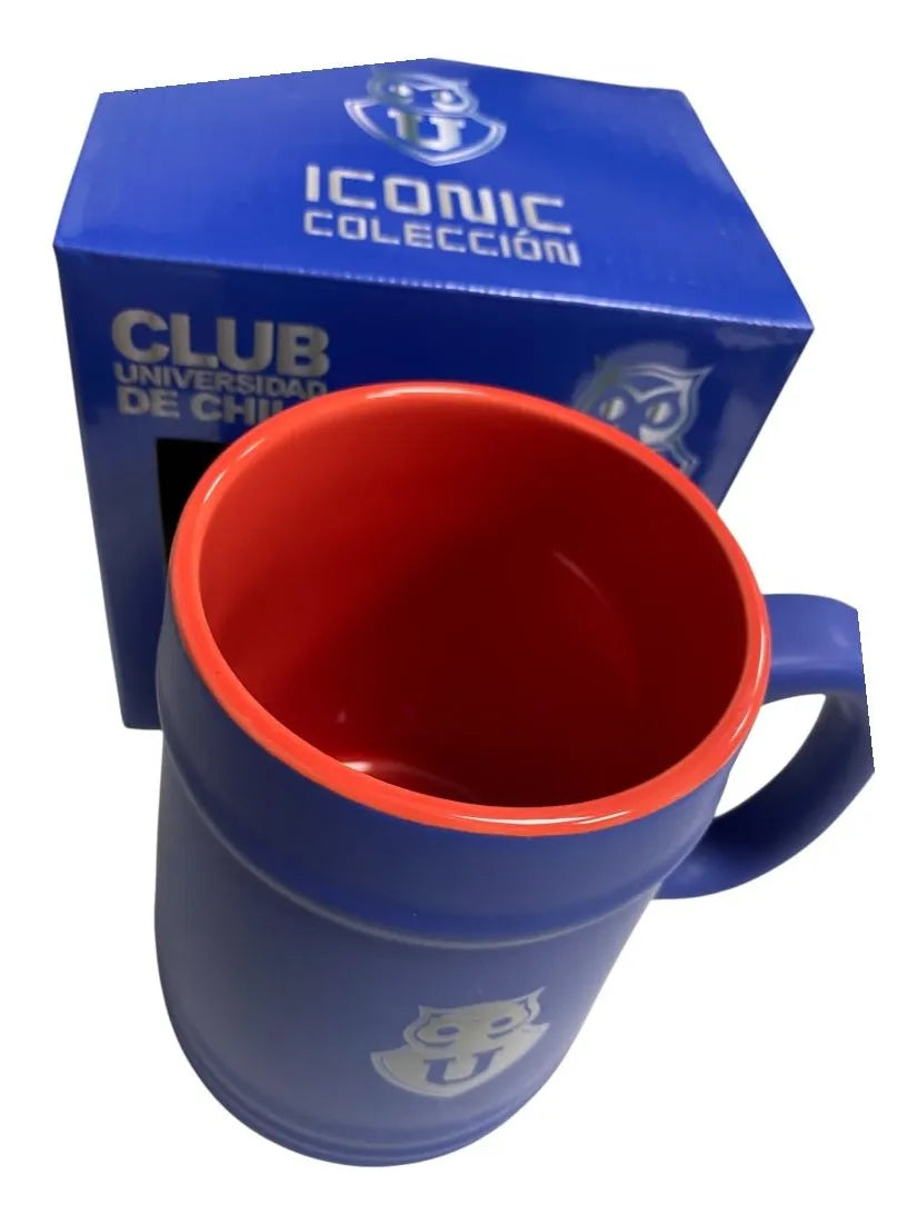 Tazon U De Chile Ceramica Iconic 650ml 22oz Azul