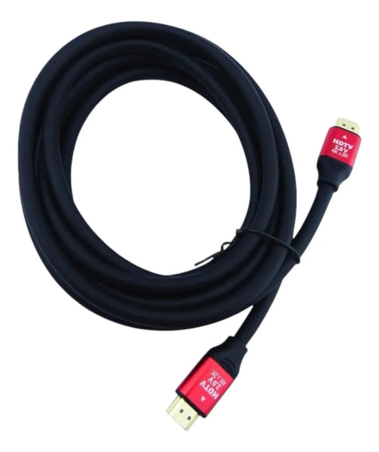 Cable Hdmi Marca Hdtv De 5mts, 4k, Version 2.0v