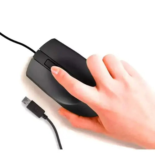 Mouse Óptico Philips Cableado Spk7104 Color Negro