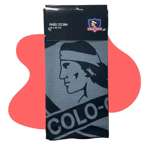 Paño Cocina Colo Colo Color Negro