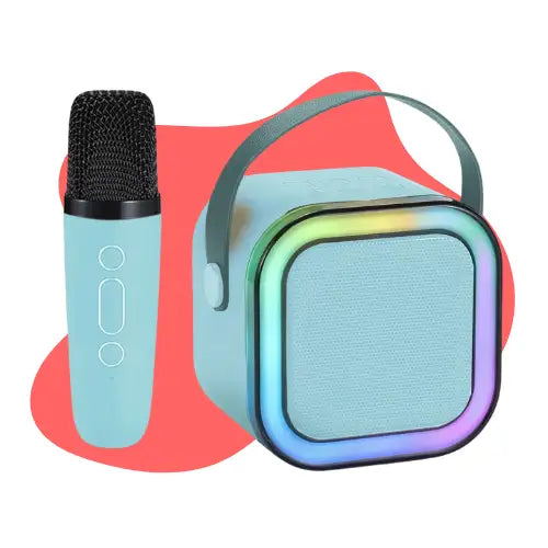 Parlante Smart Shop K12 portátil con bluetooth azul 220V