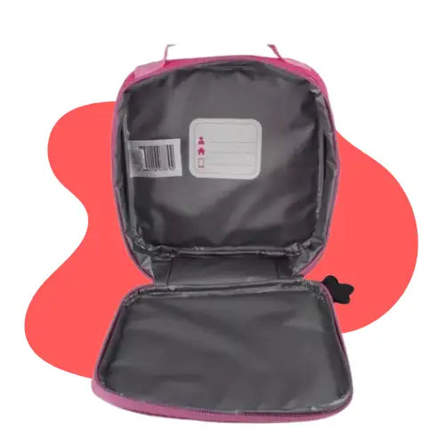 Set 3 Piezas Mochila 15 Lonchera Estuche Minnie Color Multicolor