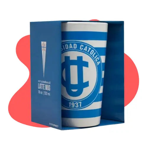 Tazón Latte Taza Universidad Catolica Cruzados Futbol 530ml