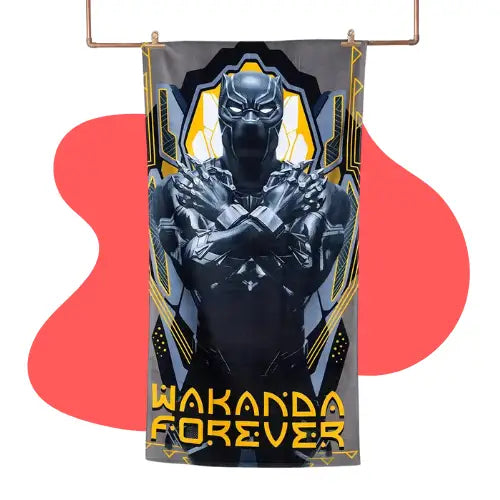 Toalla Playa Algodon 140x70 Mickey Avengers Stitch Spiderman Color Avengers Panter Liso