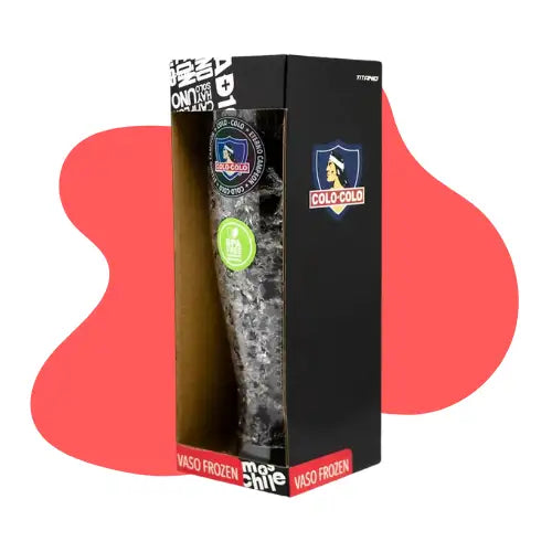 Vaso Shopero Frozen Gel 16oz Futbol Colo Colo Color Translúcido