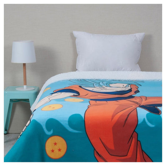 frazada sherpa polar 1.5 plazas dragon ball z