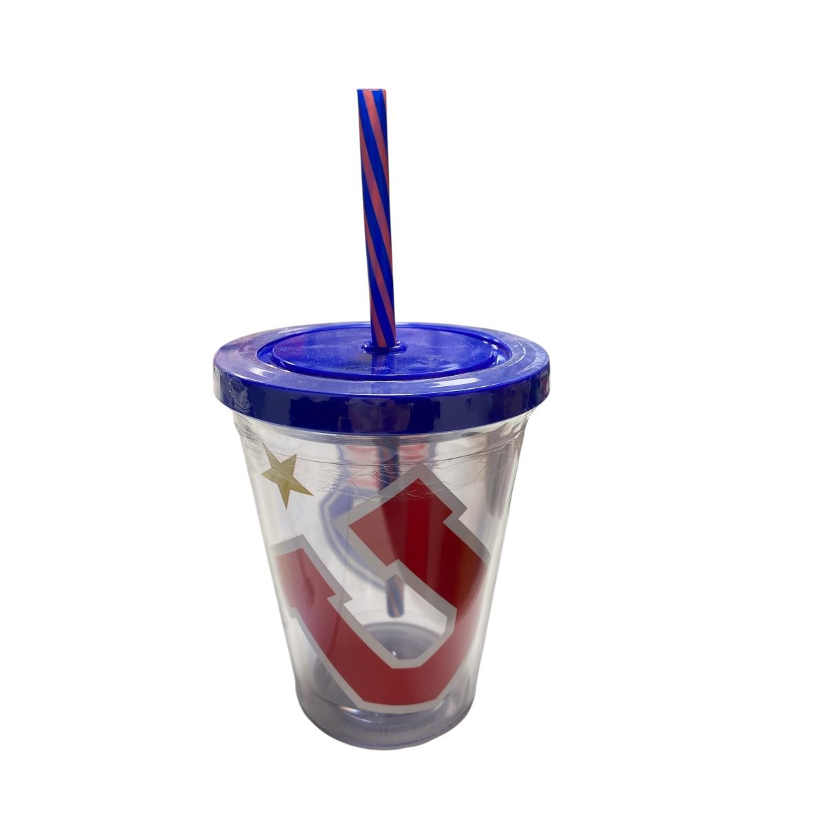 Vaso u de chile bombilla plastico libre bpa