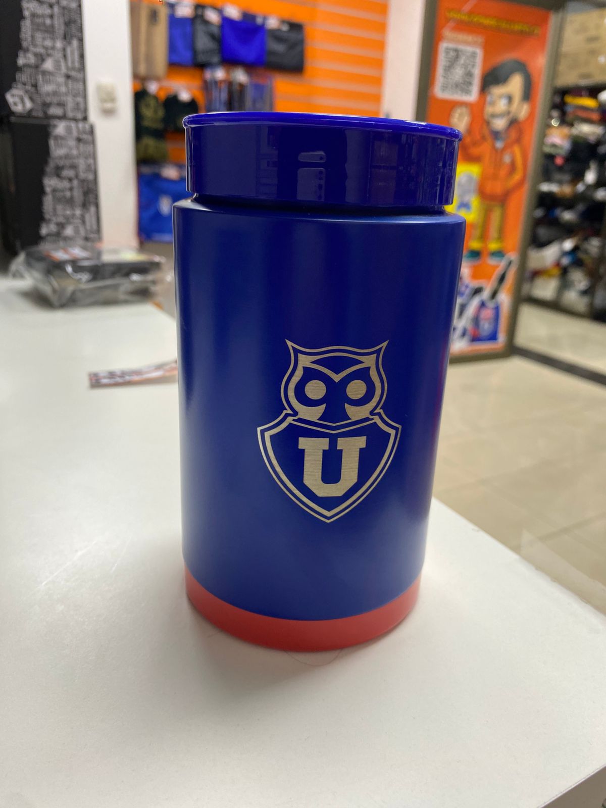 Termo comida u de chile 600 ml con tapa rosca