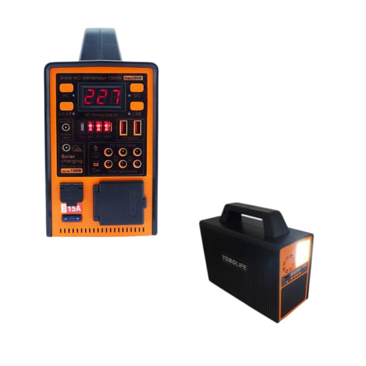 Generador Solar De 150 Watt 220volt 4 focos led 12v portatil