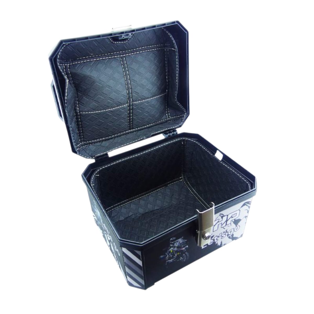 CAJA MALETA PARA MOTO 45 LT GUARDA OBJETOS