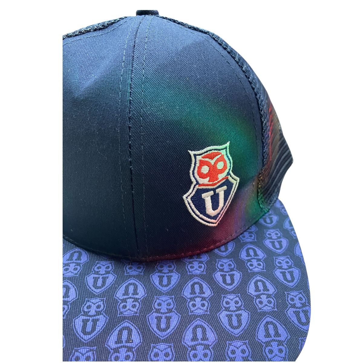 Gorra Oficial Universidad De Chile Azul Visera Estampada