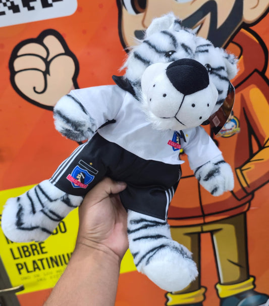 peluche tigre colo colo 26 cm fanatico eterno campeon