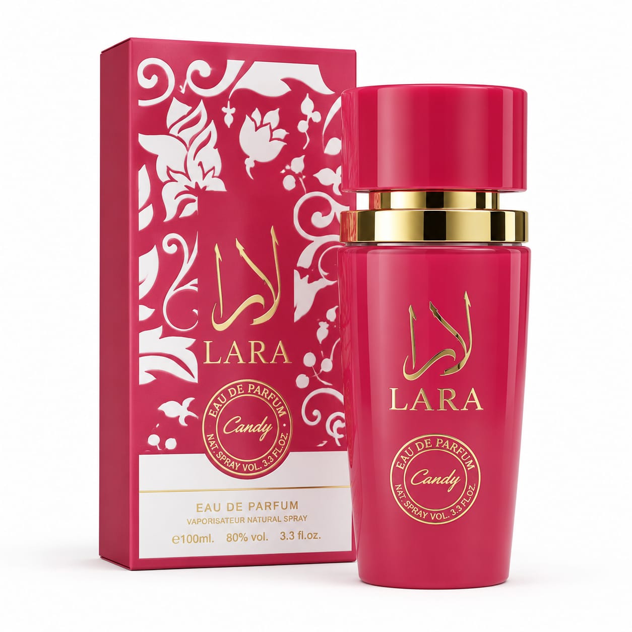 Perfume arabe lara candy EAU PARFUM 100ML