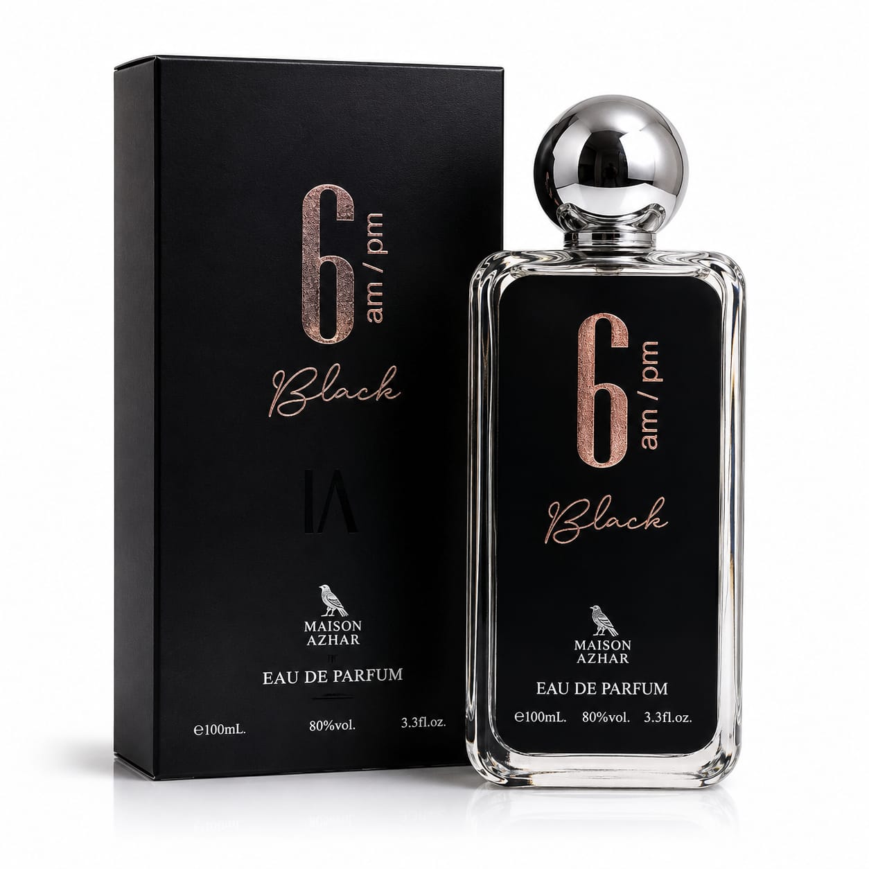 Perfume Arabe Maison Azhar 6 AM / PM Black Eau de Parfum 100 ml