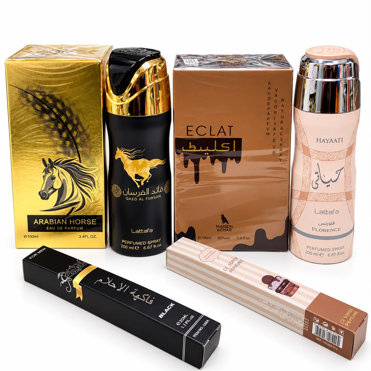 Promo Pack X6 Perfumes Para Hombre y Mujer Árabes