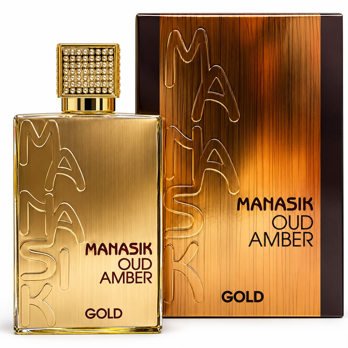 Manasik Gold Oud Amber Perfume Árabe de Hombre 100ml