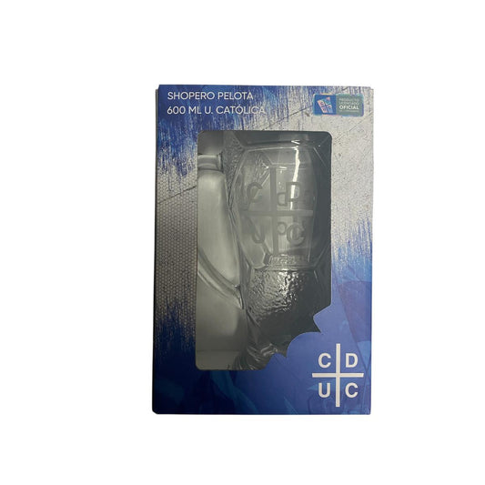 Shopero U Catolica Diseño Pelota 600 Ml Vidrio - Cristal