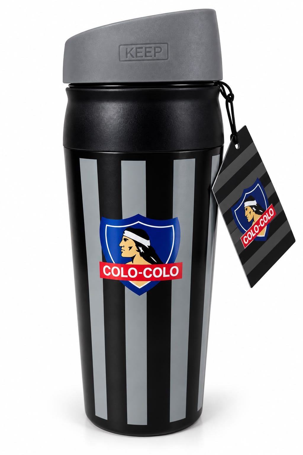 Pack X2 Mug Termico de Boton + Tazon Prime de Colo Colo