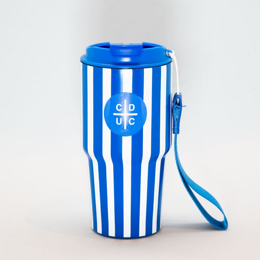 Mug termico lineal Universidad catolica edicion-cruzados