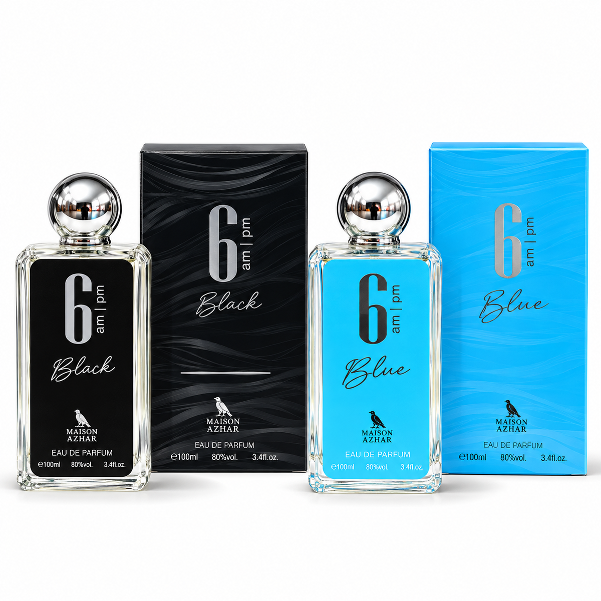 Pack 6 AM PM Maison Azhar – 2 perfumes de 100 ml.