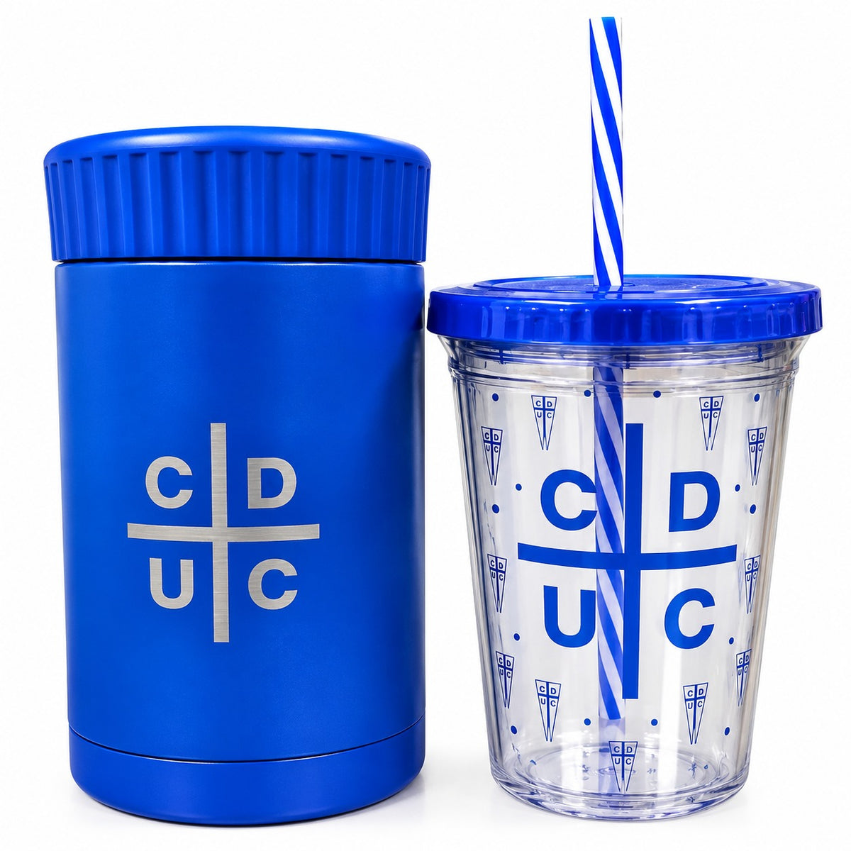 Set Termo de Comida + Vaso con Bombilla Universidad Católica UC