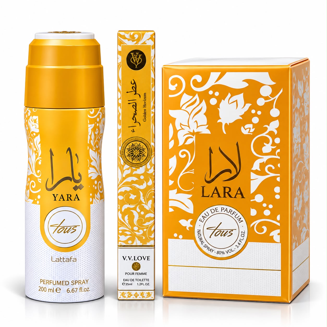 PROMOCIÓN LARA TOUS MUJER 3 PIEZAS | PERFUME + AEROSOL + PERFUME DE CARTERA