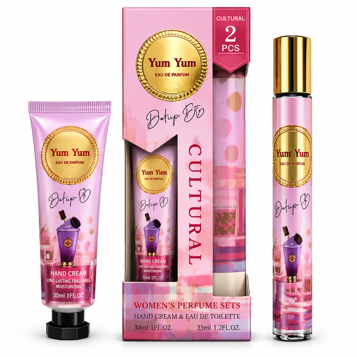 Set Cultural Yum Yum – Perfume 35 ml + Crema de Manos 30 ml