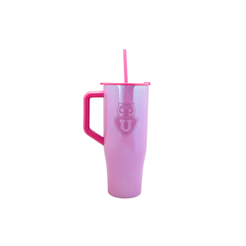 MUG NEW 40OZ PINK U DE CHILE
