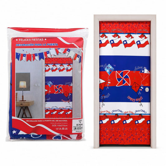 Funda de puerta elasticada diseños fiestas Patrias