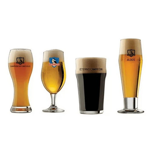 SET 4 COPAS COLO COLO CRISTAL