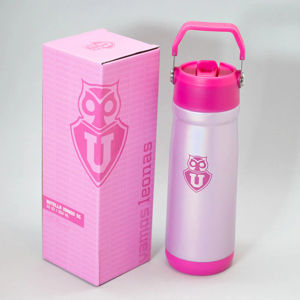BOTELLA MANGO 650ML PINK U DE CHILE