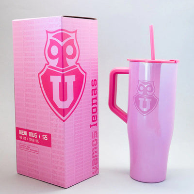 MUG NEW 40OZ PINK U DE CHILE