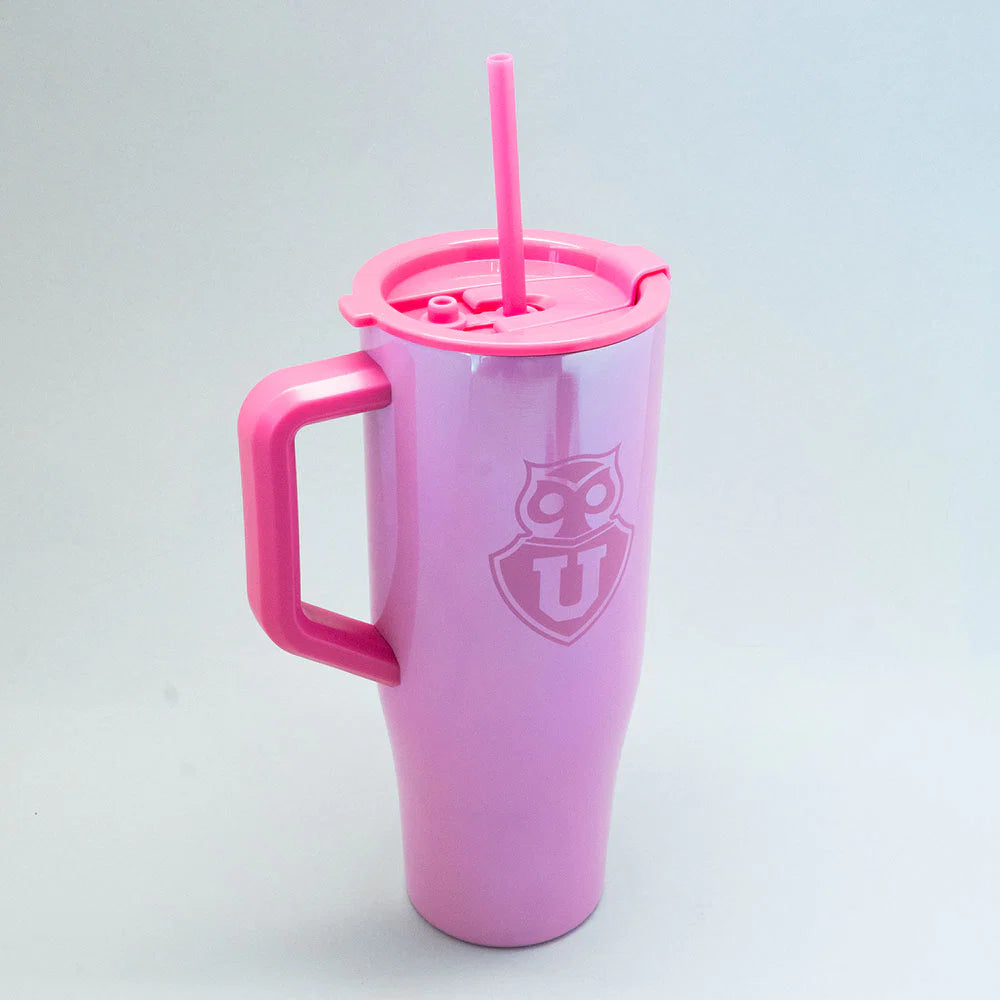 MUG NEW 40OZ PINK U DE CHILE