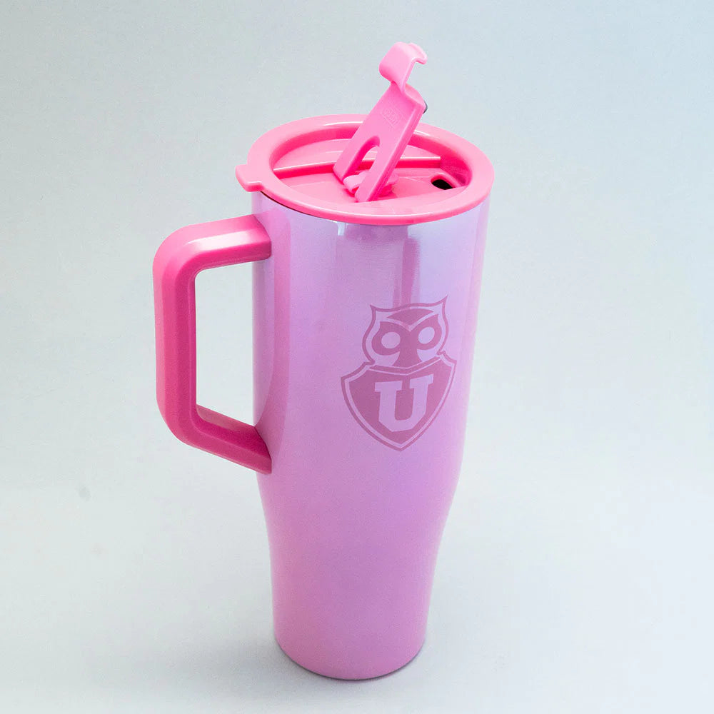 MUG NEW 40OZ PINK U DE CHILE