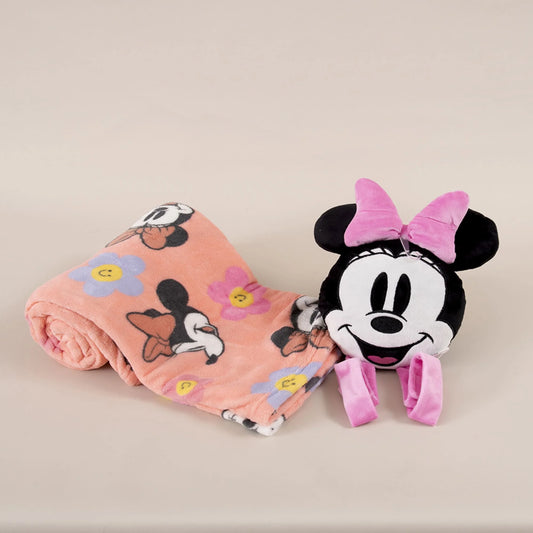 Manta cojin minnie mause 3D 127x152cm