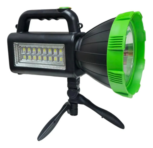 Foco Busca Camino 300mt Emergencia Recargable Usb 30cm
