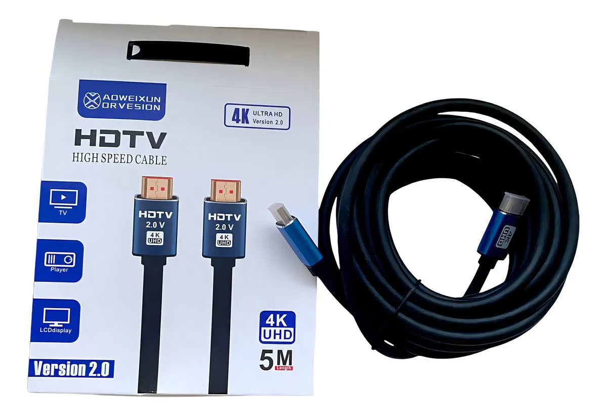 Cable Hdmi 5 Metros 2.0 4k Hdtv