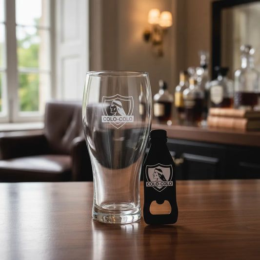 Shopero Vaso Con Destapador Colo Colo 550ml - Negr