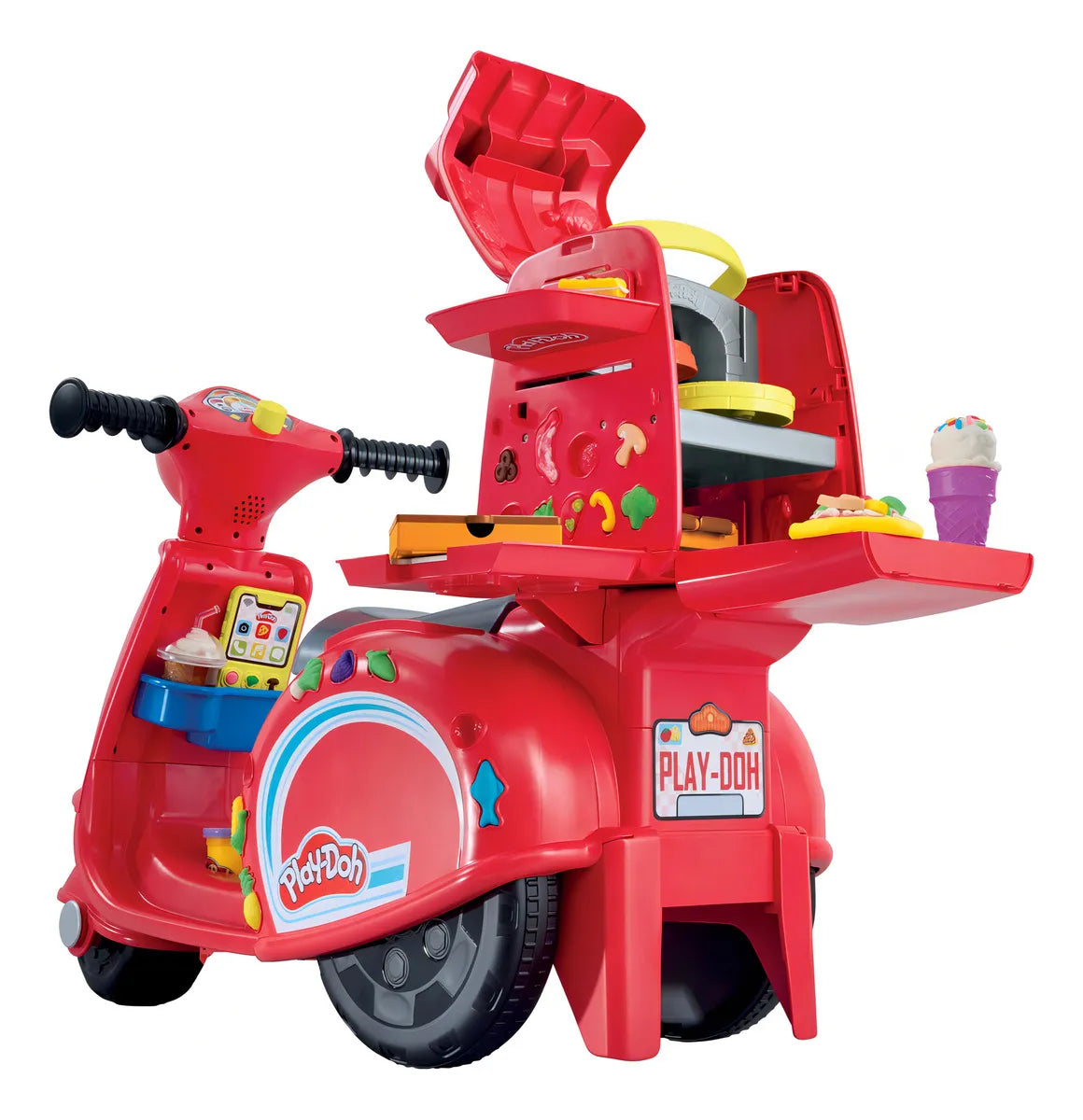 Moto Scooter repartidora de pizza infantil
