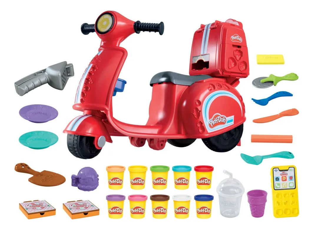 Moto Scooter repartidora de pizza infantil