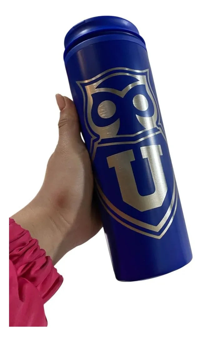 Mug Térmico Universidad De Chile, 450 Ml Azul U D Chile