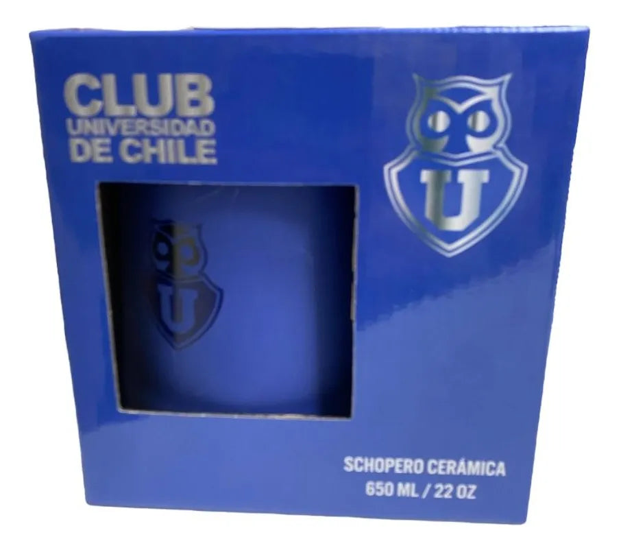 Tazon U De Chile Ceramica Iconic 650ml 22oz Azul