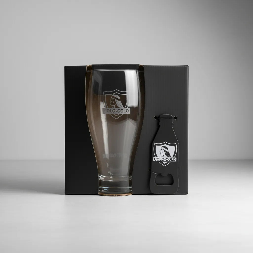 Shopero Vaso Con Destapador Colo Colo 550ml - Negr