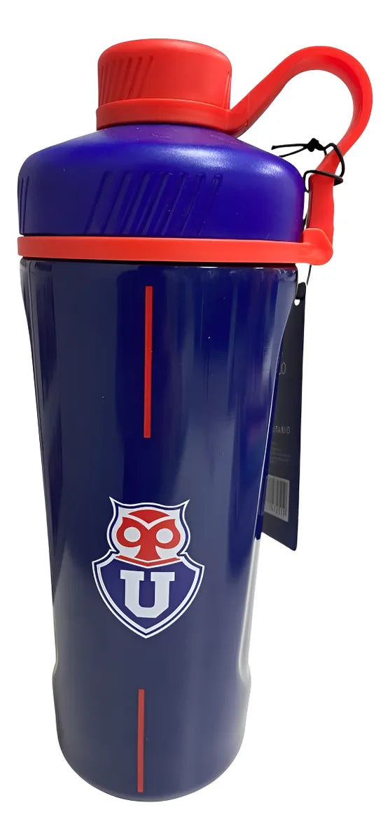 Botella U De Chile Metalica Sport Shaker 950ml Azul